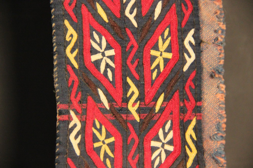 Pair of Turkoman Chyrpy Collar Embroideries View IV