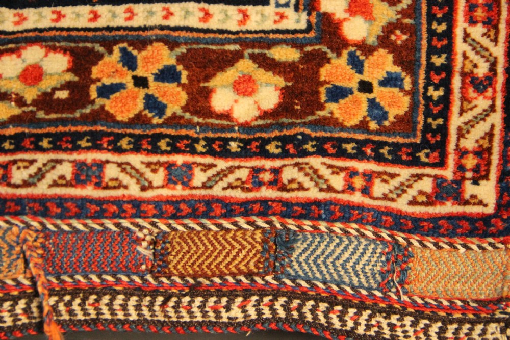 100 x 80cm Large Antique Afshar Bagface View V