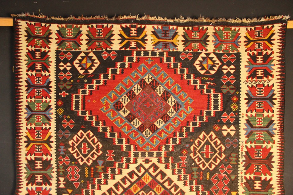 160 x 231cm Antique Caucasian Flatweave View II