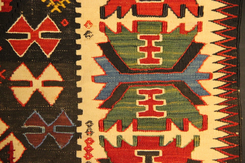 160 x 231cm Antique Caucasian Flatweave View VIII