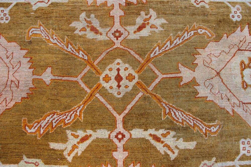 375 x 454cm Antique Oushak Carpet View IV