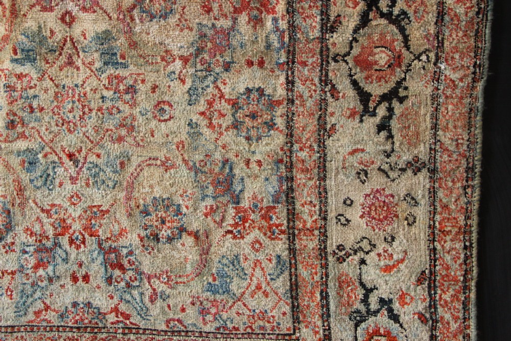 181 x 261cm Pale Antique Agra Carpet View IV