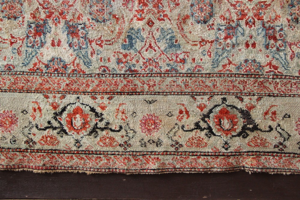 181 x 261cm Pale Antique Agra Carpet View V