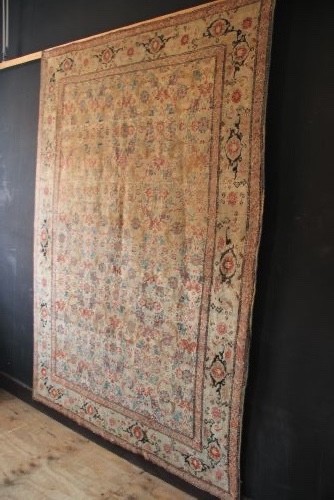 181 x 261cm Pale Antique Agra Carpet View VI