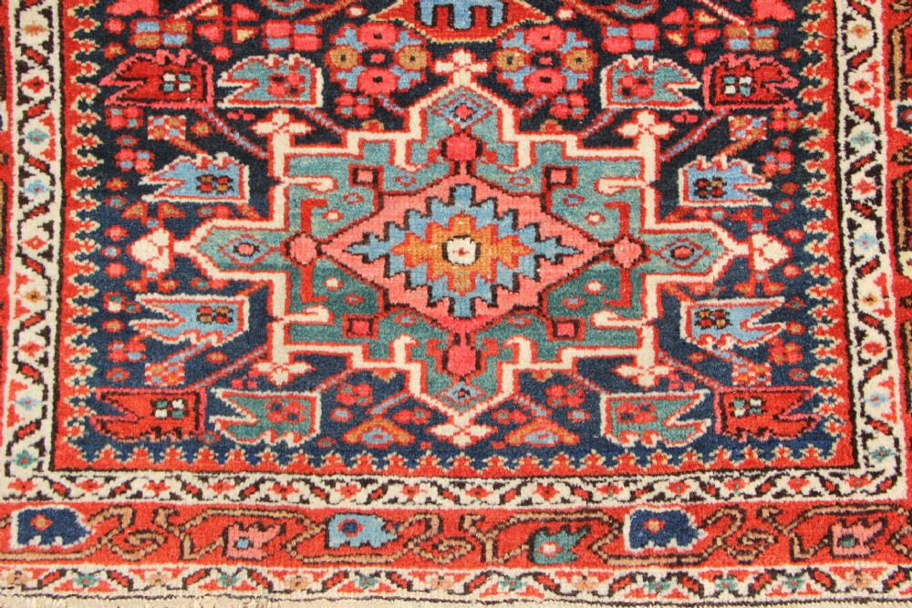 98 x 130cm Each, A Pair Of Antique Heriz Rugs View VII