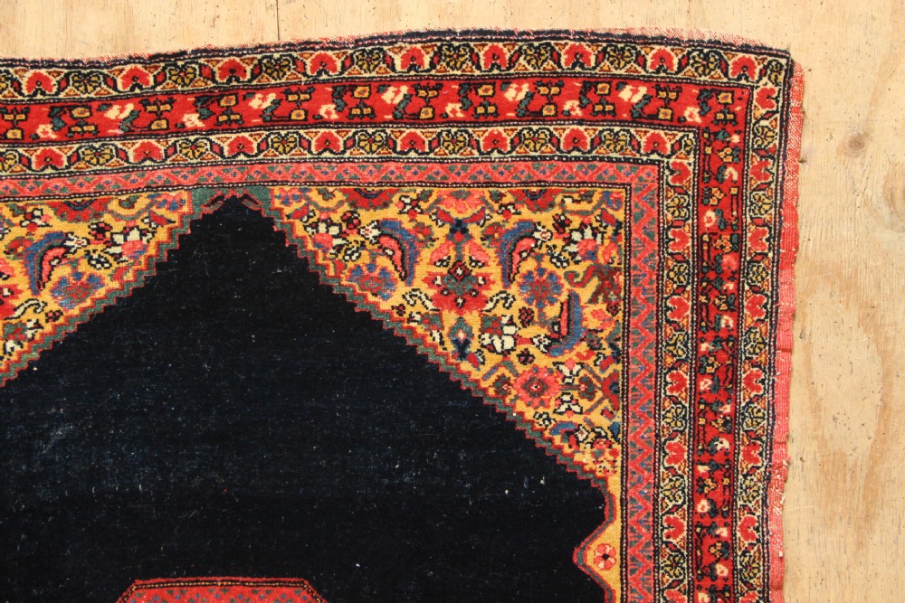 103 x 109cm Fine Antique Senneh Saddlerug View III