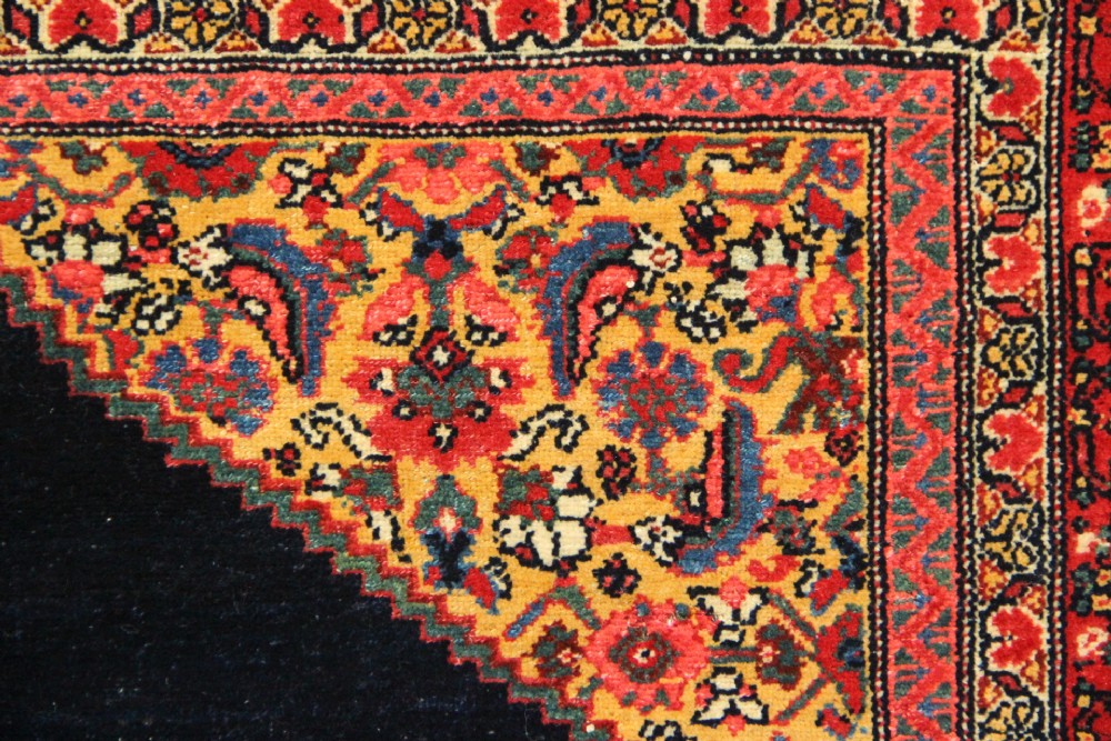 103 x 109cm Fine Antique Senneh Saddlerug View IV