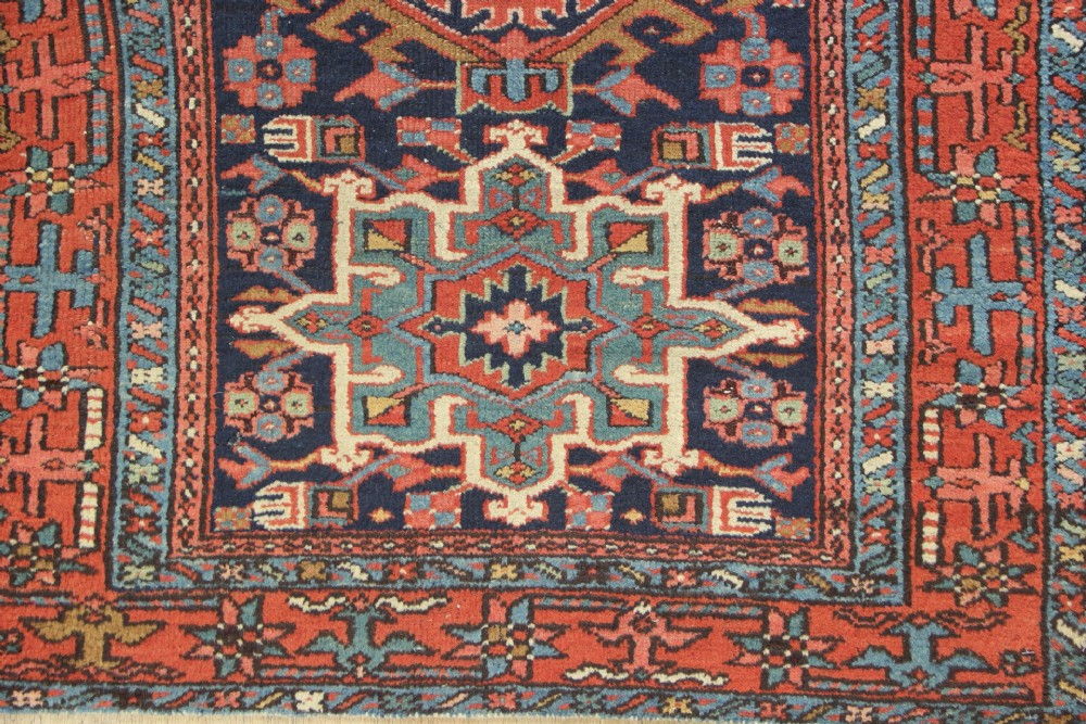 92 x 135cm Fine Antique Karadja Rug, Heriz District View II