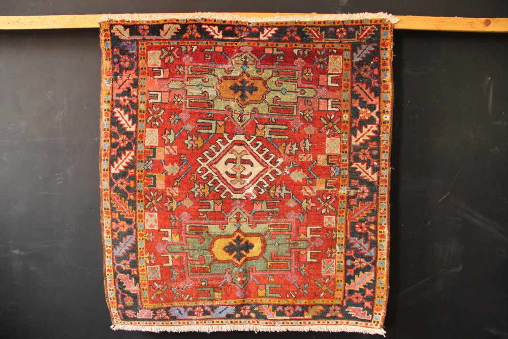 99 x 105cm Fine Antique Karadja Rug