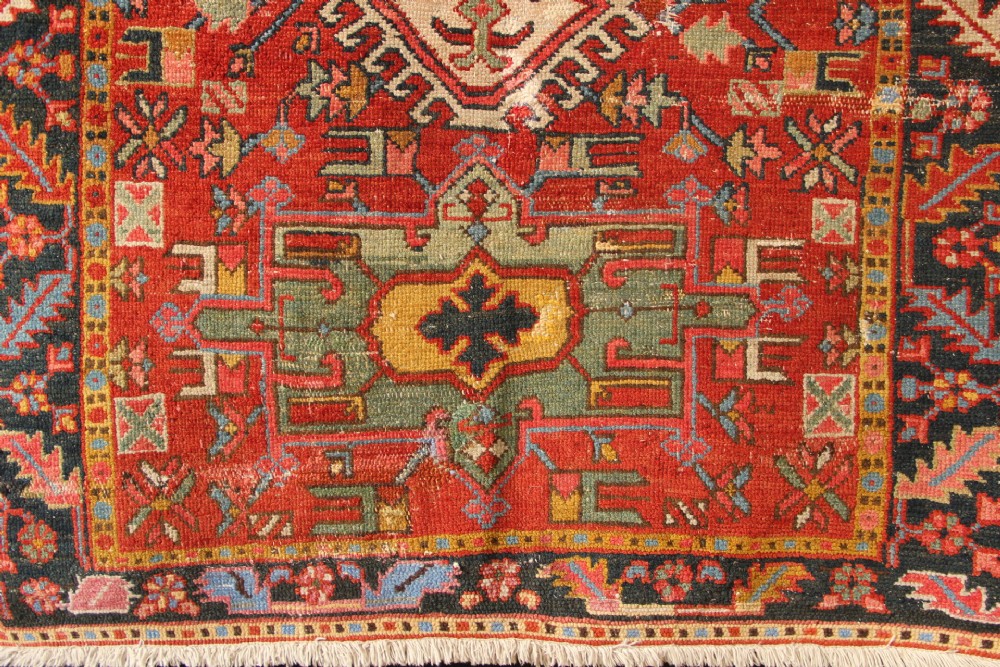 99 x 105cm Fine Antique Karadja Rug View III