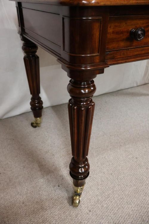 EARLY 19TH CENTURY MAHOGANY WRITING TABLE - ADDITIONAL PHOTO 10