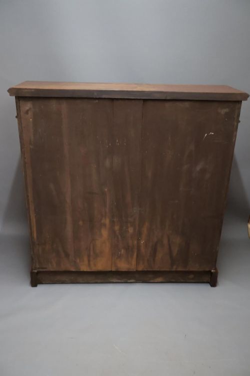EDWARDIAN WALNUT GLAZED BOOKCASE - ADDITIONAL PHOTO 12