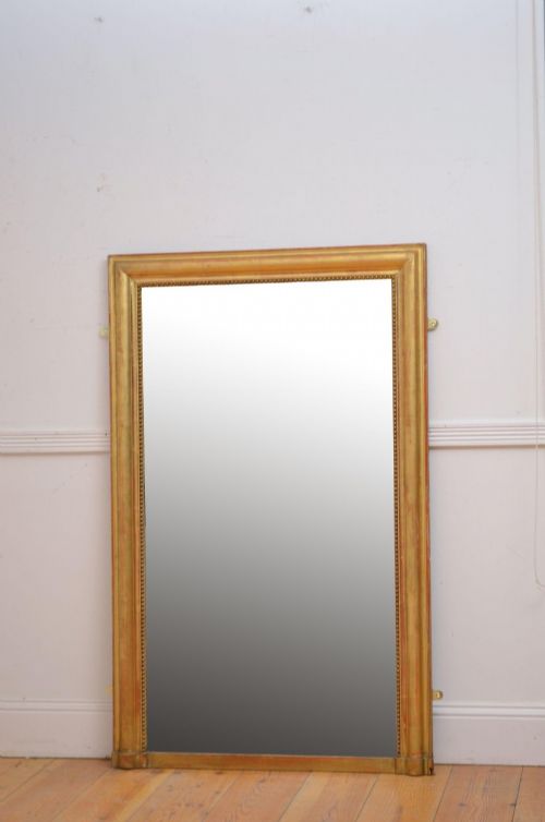 FRENCH GILDED WALL MIRROR