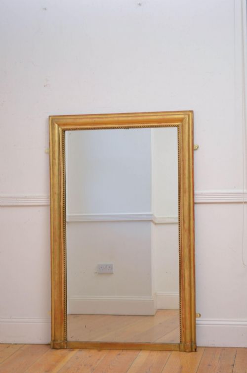 FRENCH GILDED WALL MIRROR - ADDITIONAL PHOTO 1