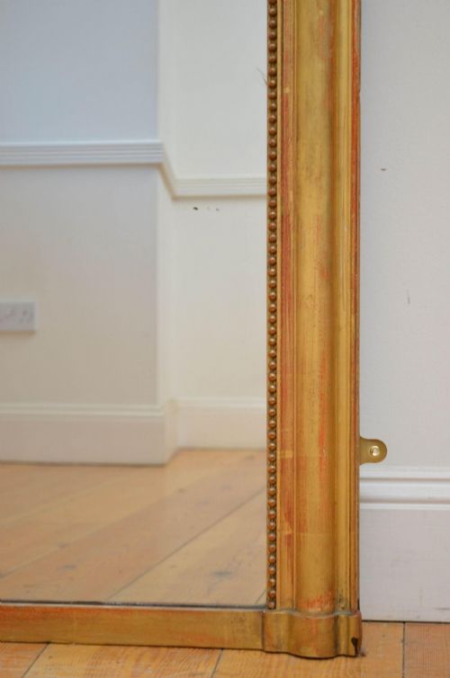 FRENCH GILDED WALL MIRROR - ADDITIONAL PHOTO 7