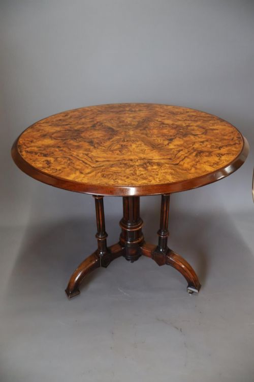 WALNUT AESTHETIC MOVEMENT CENTREOCCASIONAL TABLE