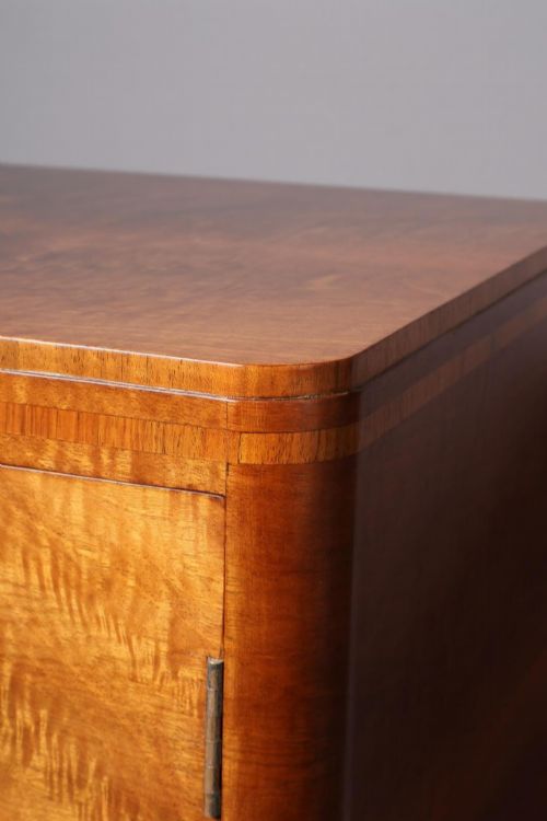 ART DECO WALNUT COMPACTUM - ADDITIONAL PHOTO 5