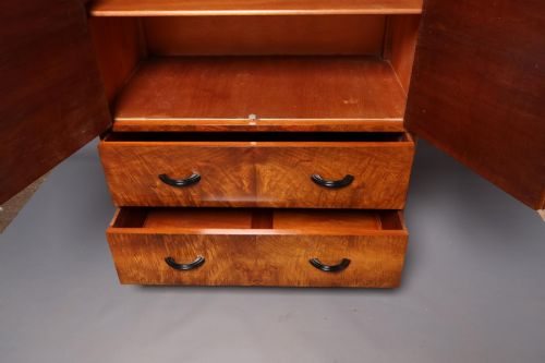 ART DECO WALNUT COMPACTUM - ADDITIONAL PHOTO 9