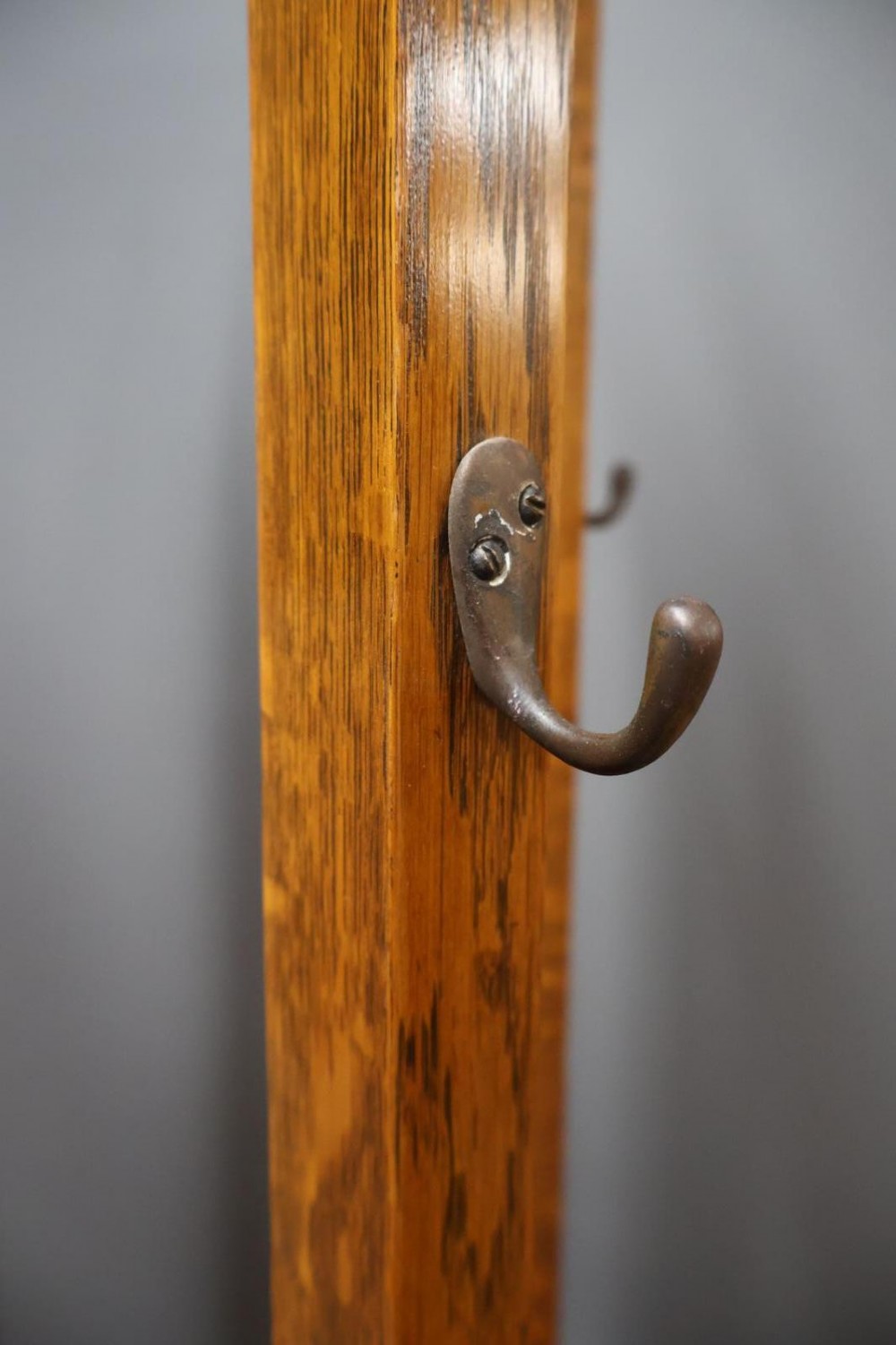 Victorian Art Nouveau Oak Revolving Hallstand View VIII