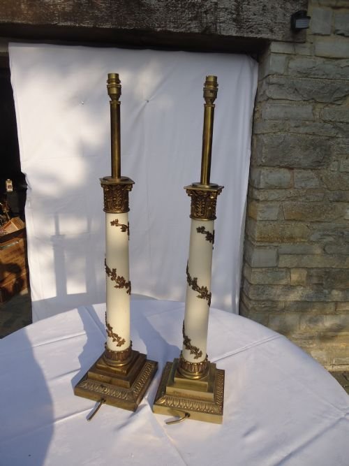 Stunning Pair of Table Lamps