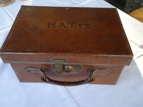 Victorian Leather Cartridge Case