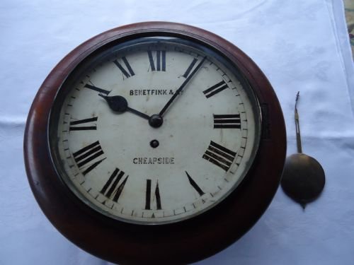 10 Ins Dial Fusee Wall Clock  Free Delivery to Uk.
