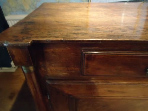 fig 1. FRENCH 18TH CENTURY WALNUT & CHERRYWOOD DRESSER BASE