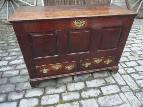 18th Century Oak Mule Chest