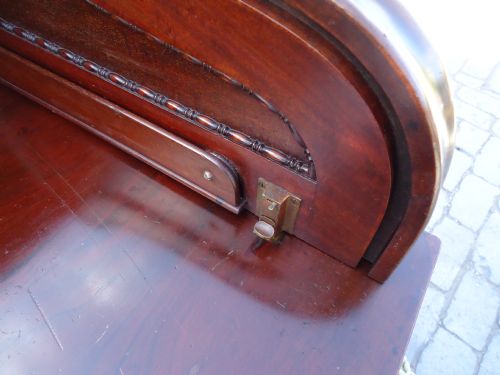 fig 2. RARE AMERICAN ROLL TOP DESK