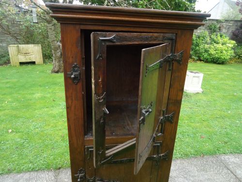 fig 1. FRENCH 18TH CENTURY OAK FOOD CUPBOARD