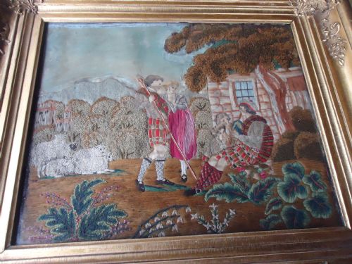 Scottish 18th Century Wool Picture