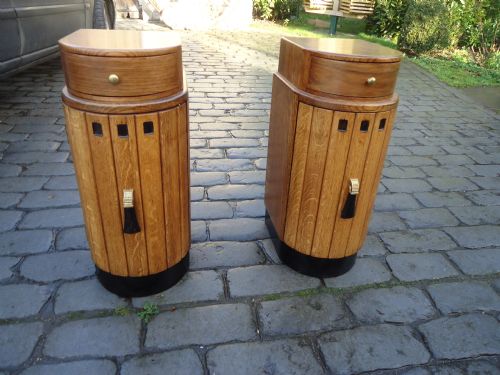 Fantastic Pair of Art Deco Bedside Cabinets