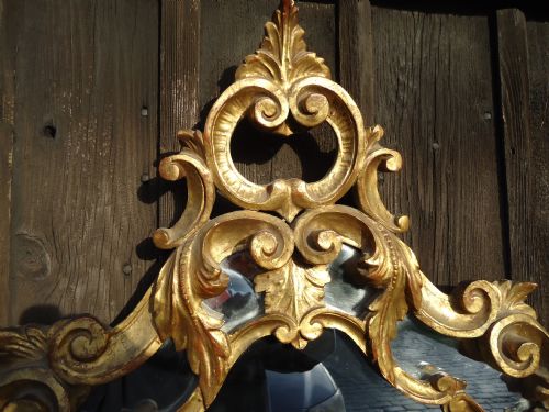 fig 1. PAIR 19TH CENTURY GILT WALL MIRRORS