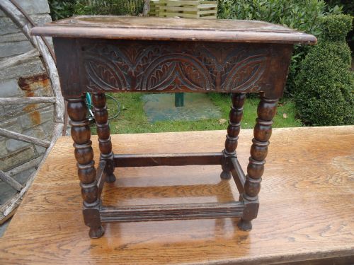 19th Century Oak Joint Stool