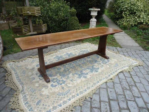 19th Century Oak Refectory Table Seats 10-12