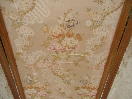 fig 1. 19TH CENTURY FRENCH WALNUT 3 FOLD SCREEN