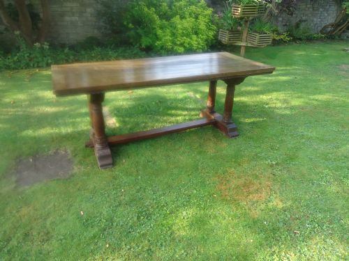 Seats Twenty Solid Walnut Italian Refectory /Dining/farmhouse Table