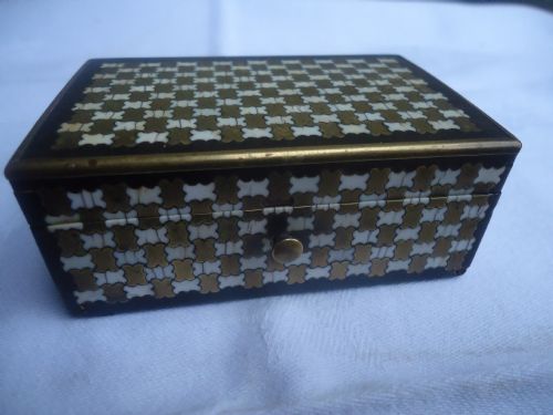 Trinket Box by Tahan of Paris 3ins X 2 Ins