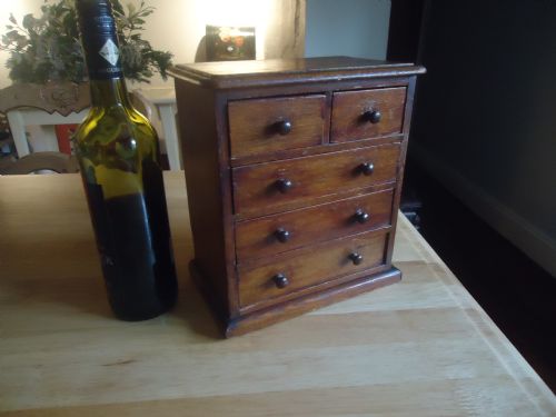 19th Century Apprentice Piece/miniature Chest of Drawers