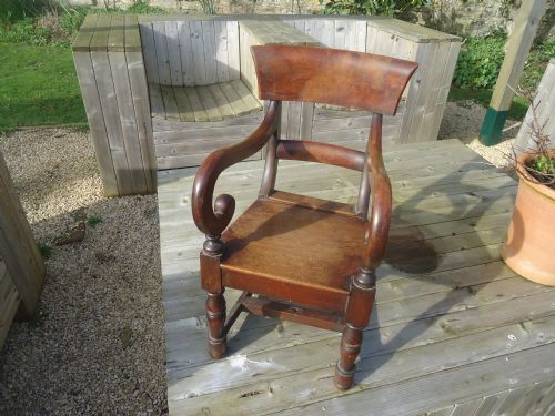 Late Regency Childs Bar Back Chair