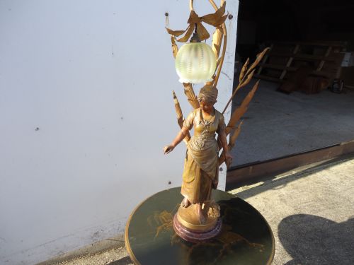 19th Century Original French Table Lamp