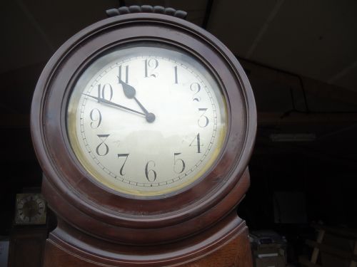 Art Deco Double Weight Long Case /Grandfather Clock