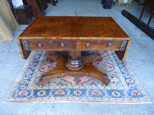 A Late Regency Rosewood Sofa Table