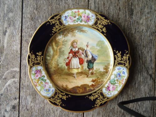 19th Century Sevres Cabinet Plate