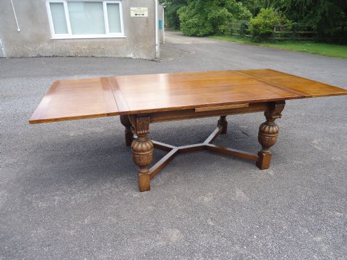 English Oak 19th Century Refectory Farmhouse Table
seat Twelve