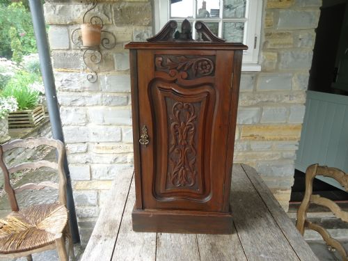 19th Century Mahogany Bedside Cabinet/cupboard