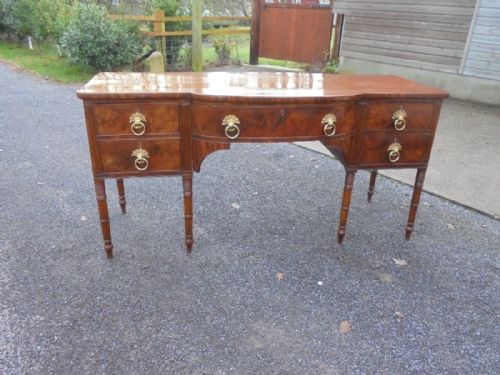 Late Regency Mahogany Sideboard/serving Table.