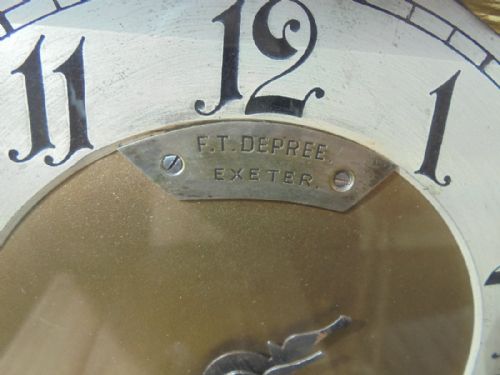 fig 1. Late 19th century walnut bracket clock
