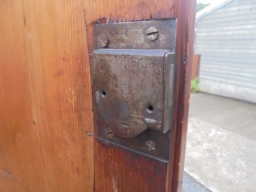 fig 1. 19th century oval panelled Channel Island linen press