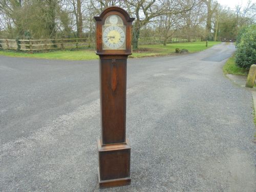 Oak Grandmother Clock Art Deco